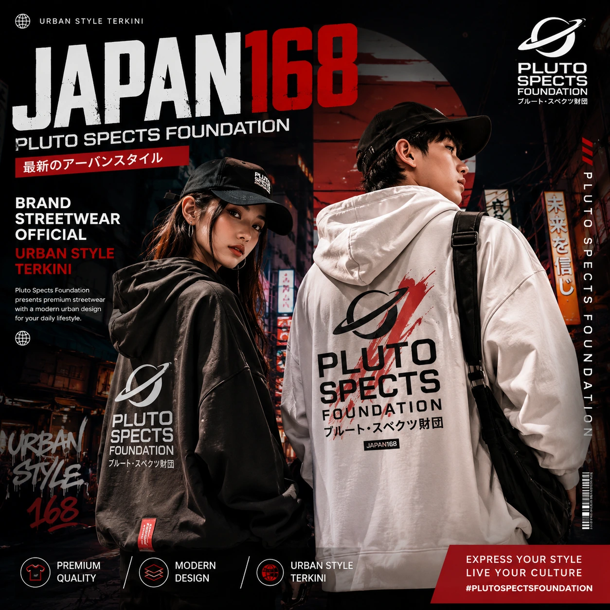 JAPAN168 - Pluto Spects Foundation Brand Streetwear Official Urban Style Terkini